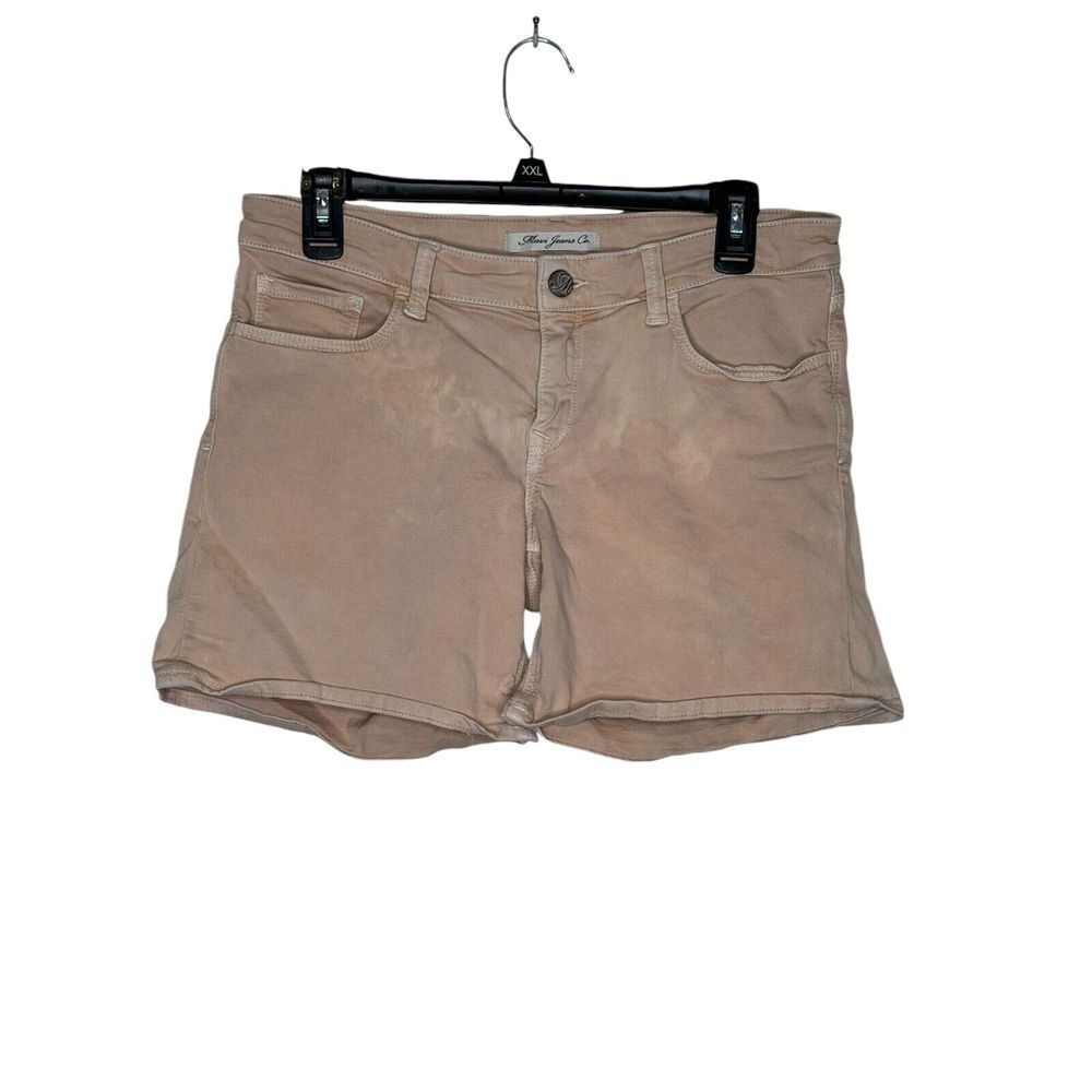 Mavi Jeans Women's Shorts Vanna Stretch Twill Chino Mid-Rise Dusty Brown‎ Sz. 30